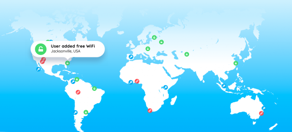 Wi fi map